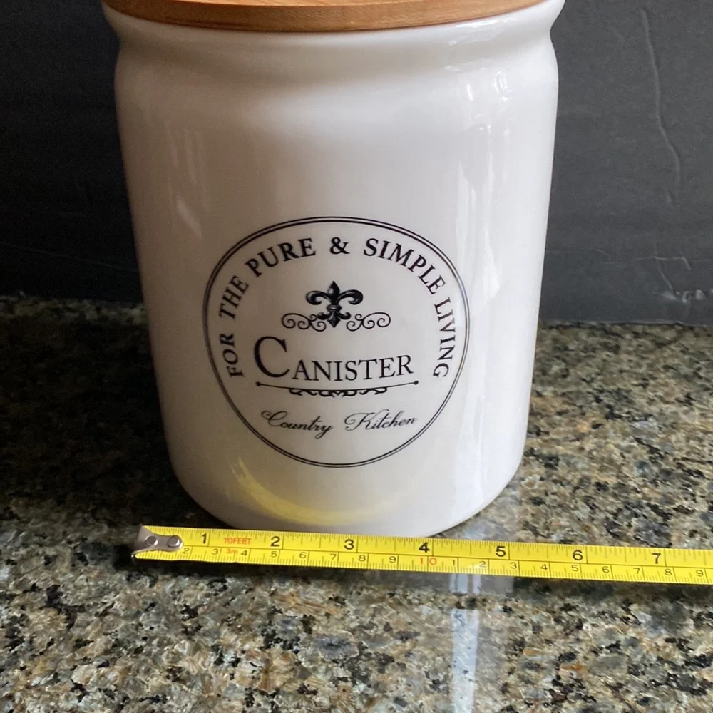 Pier 1 Imports Ceramic Canister NWT